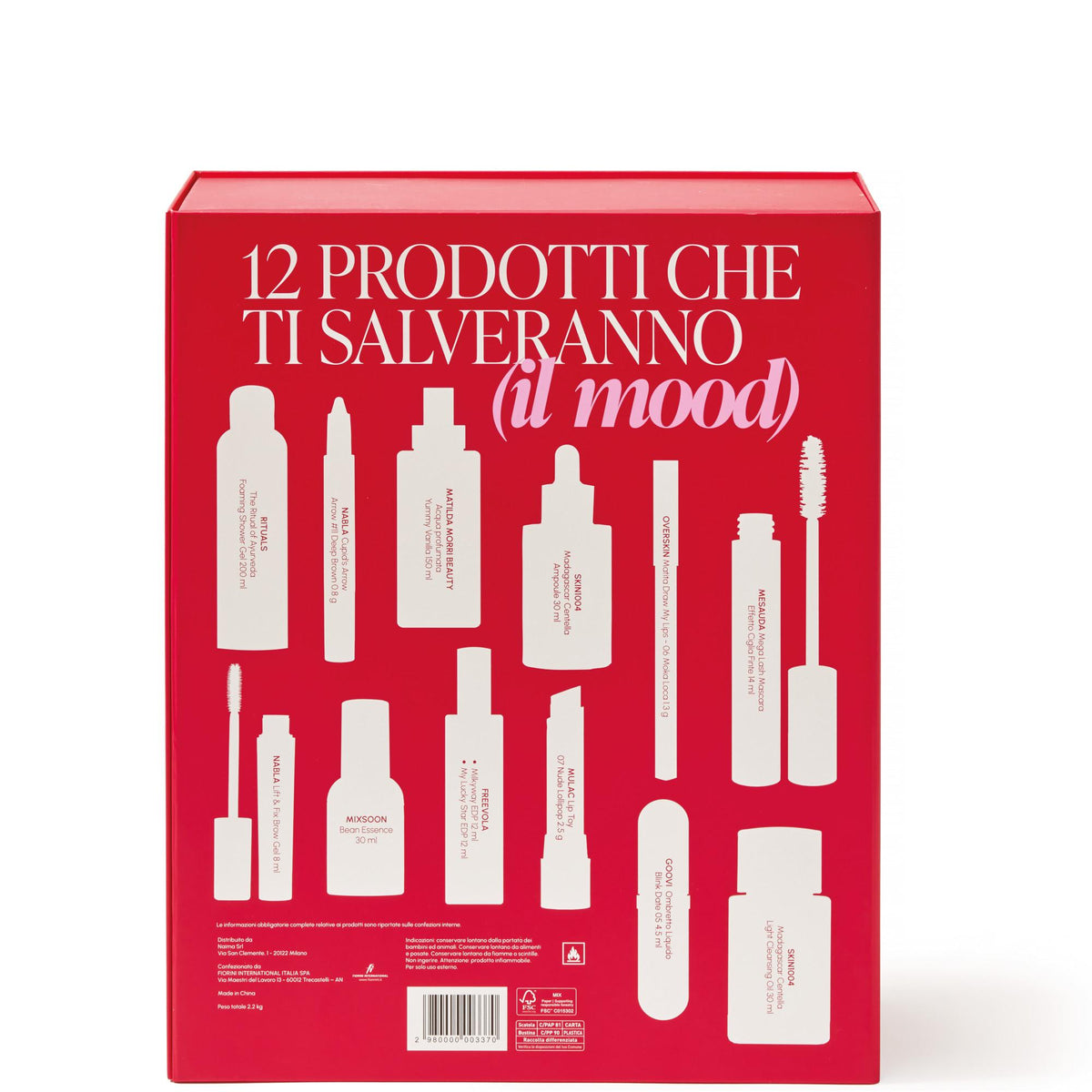 Calendario dell'Avvento Naima Kit di Emergenza Beauty