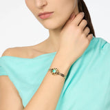 Bracciale serpentina e fiore Ribera