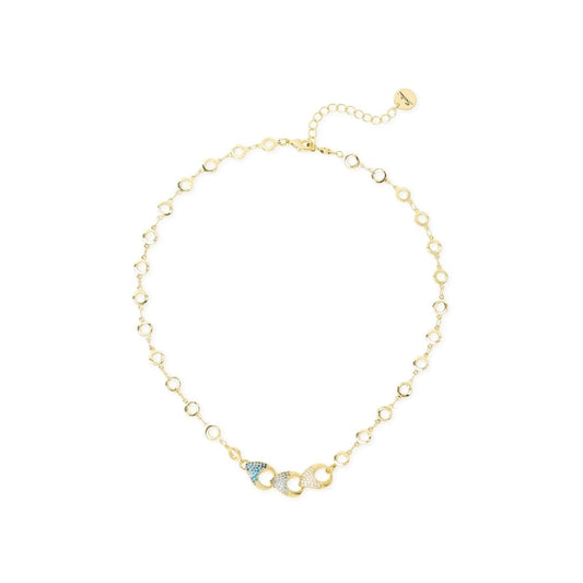 Collana Corta Anelli e Tre gocce Deva