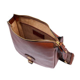 Borsa Tracolla in Pelle Donna con Chiusura Zip
