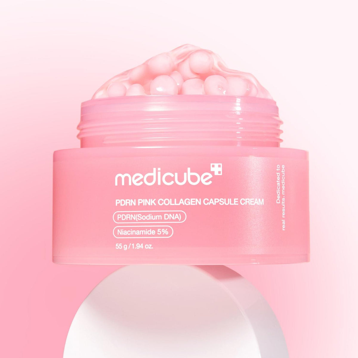 PDRN Pink Collagen - Crema in capsule illuminante e idratante