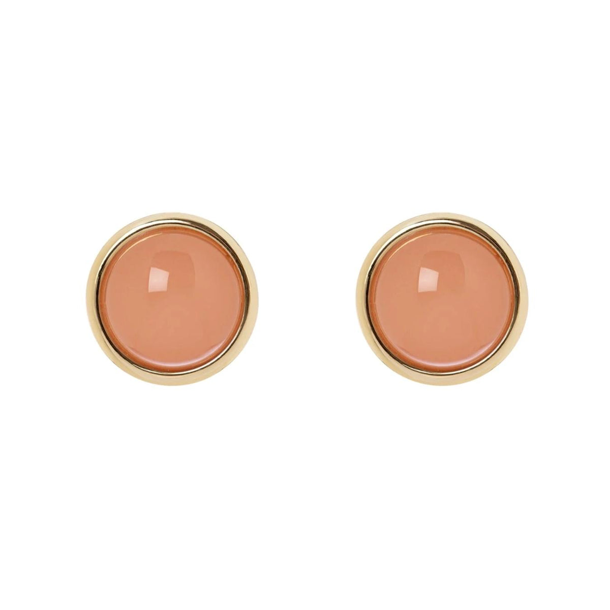 Piccoli Orecchini con Cabochon in Cornice Chantal