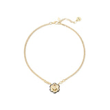 Collana Corta Groumette Fiore La Dame
