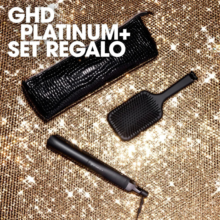 Cofanetto Styler ghd platinum+ Gift Set - piastra per capelli professionale + paddle brush