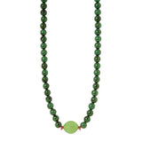 Collana boule ed elemento a quattro lati Apuana