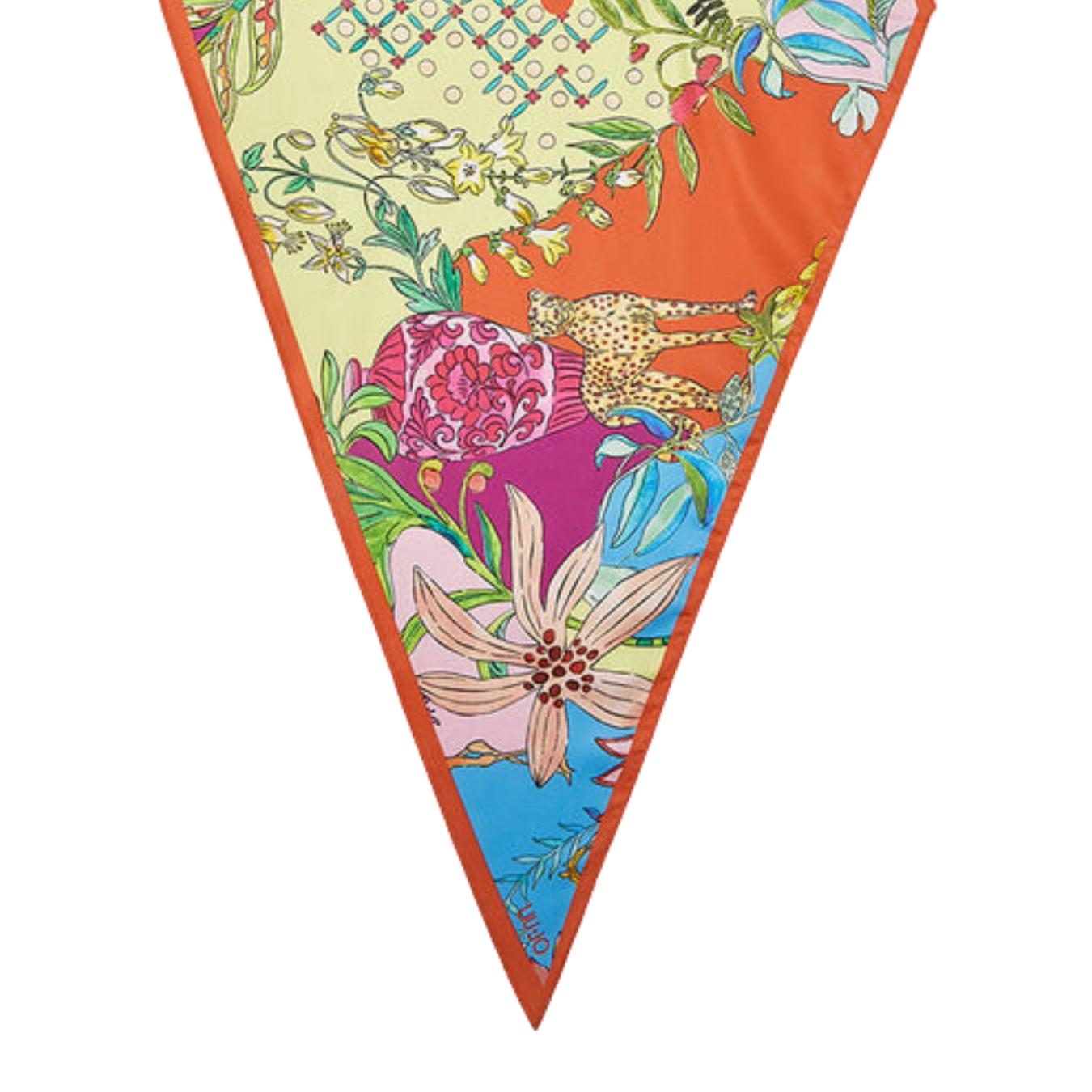 Foulard Diamond con stampa