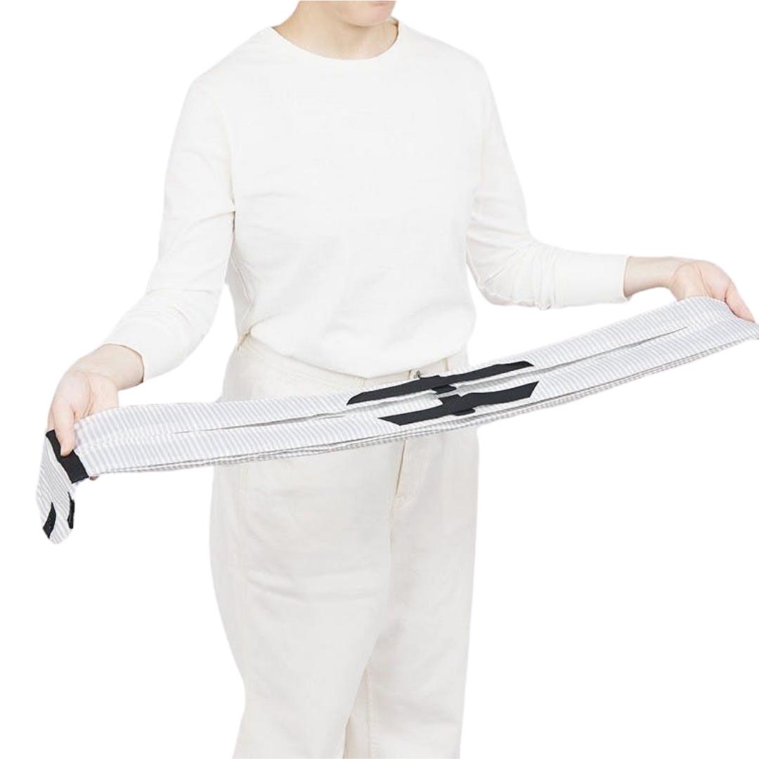 Borsa Stripe Bianco Rigato