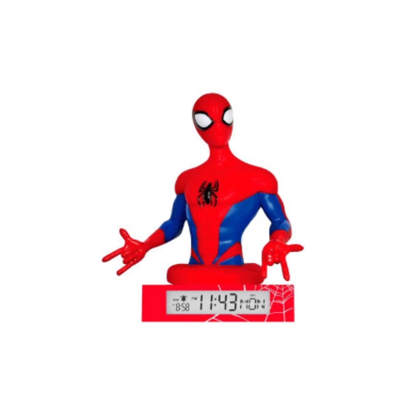 Spider-Man Lampada e Sveglia 3D