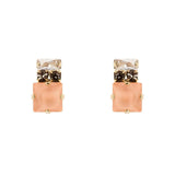 Orecchini Cristallo Charm Ottagonale Hera