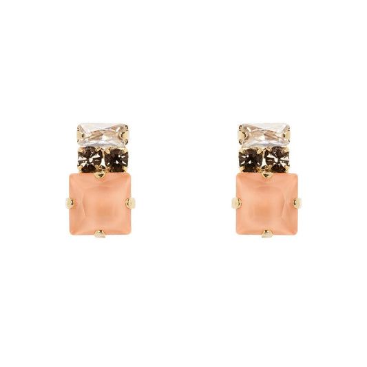 Orecchini Cristallo Charm Ottagonale Hera
