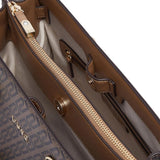 Borsa Satchel Media con Foulard
