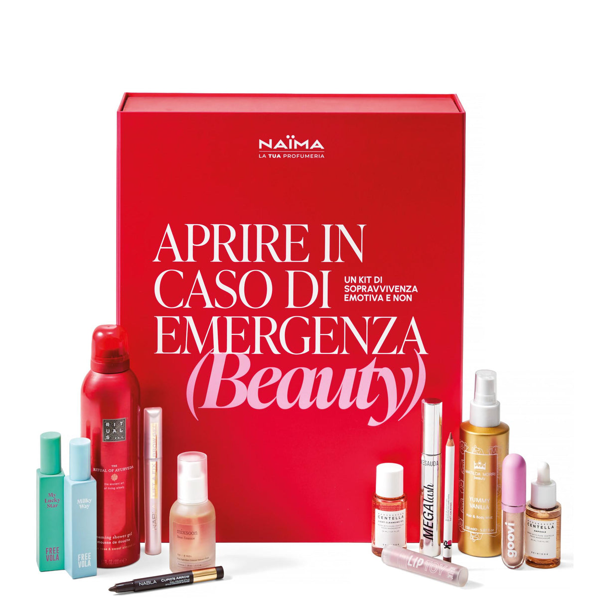 Calendario dell'Avvento Naima Kit di Emergenza Beauty