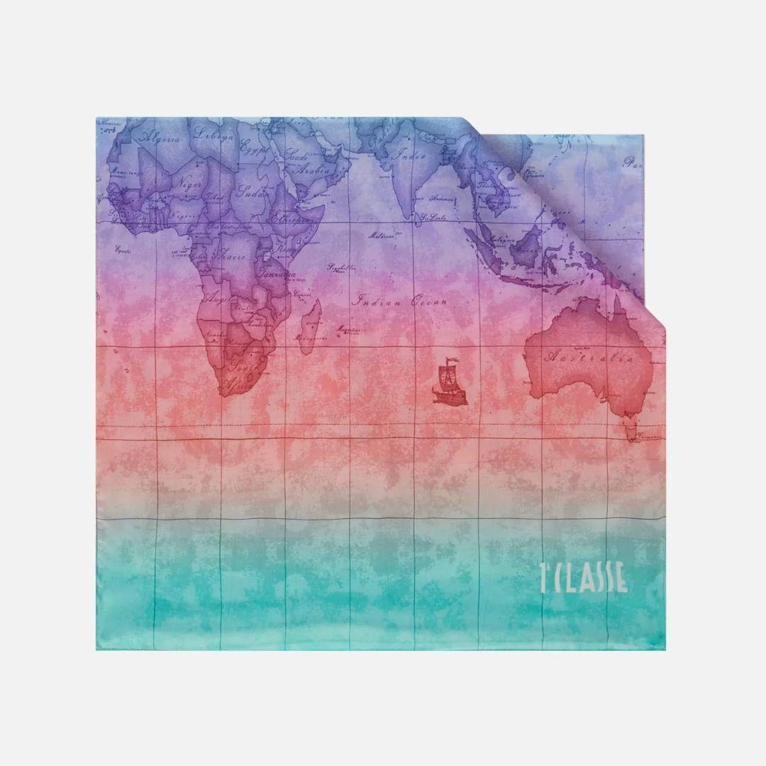 Sciarpa Stampa Geo Multicolor
