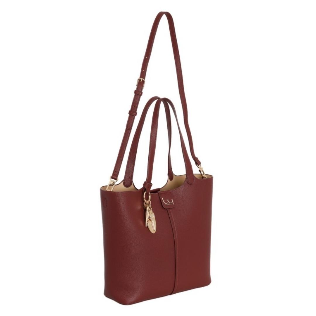Borsa Shopping in Ecopelle con Tracolla Sunset