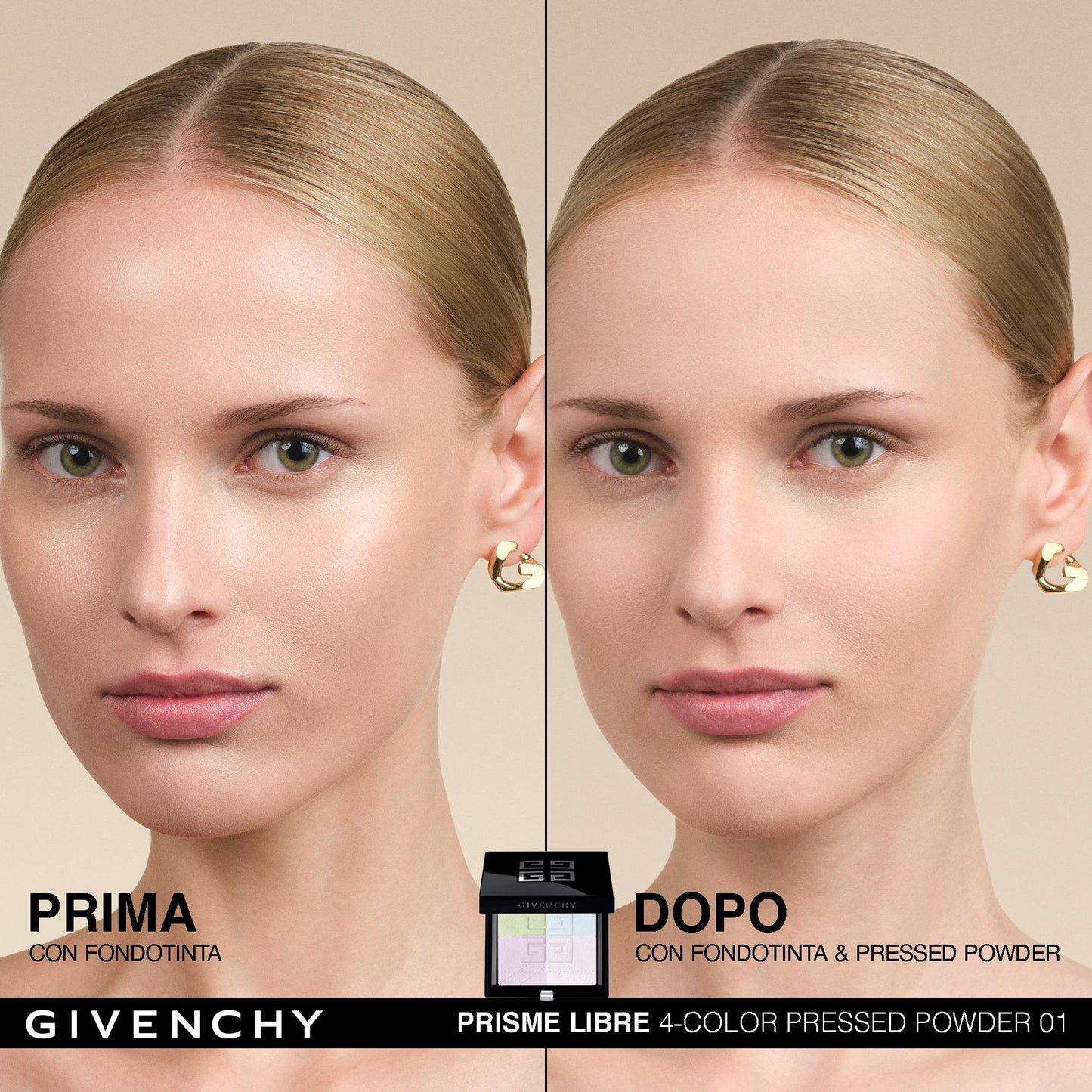 Prisme Libre Pressed Powder - Cipria compatta fissante, opacizzante e levigante