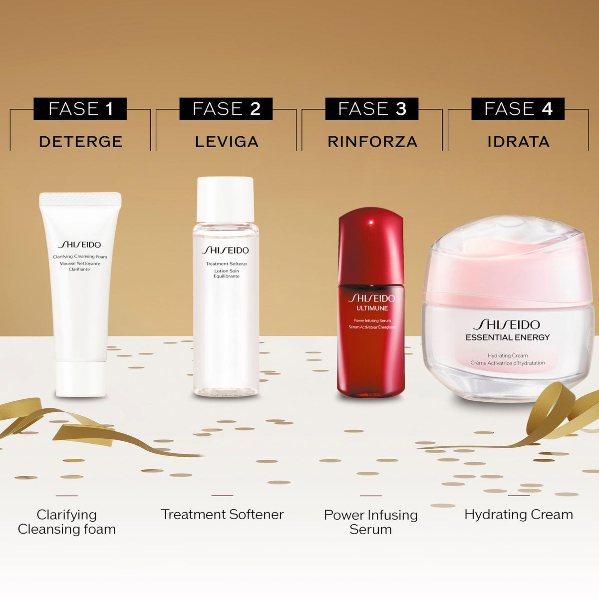 Cofanetto Shiseido Essential Energy Holiday Kit