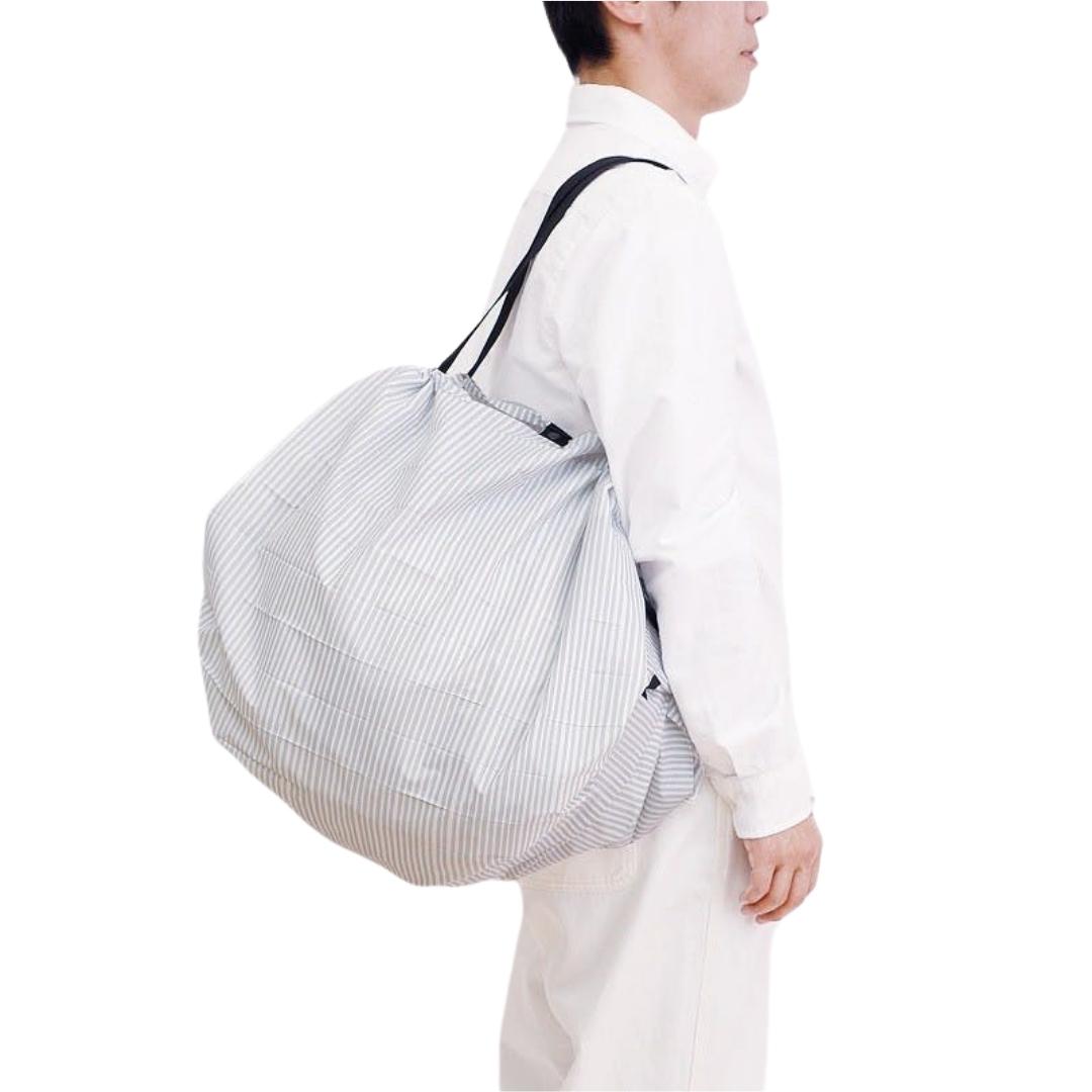 Borsa Stripe Bianco Rigato