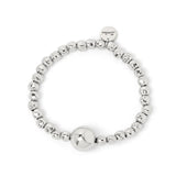 Bracciale elastico con grande boule Andromeda