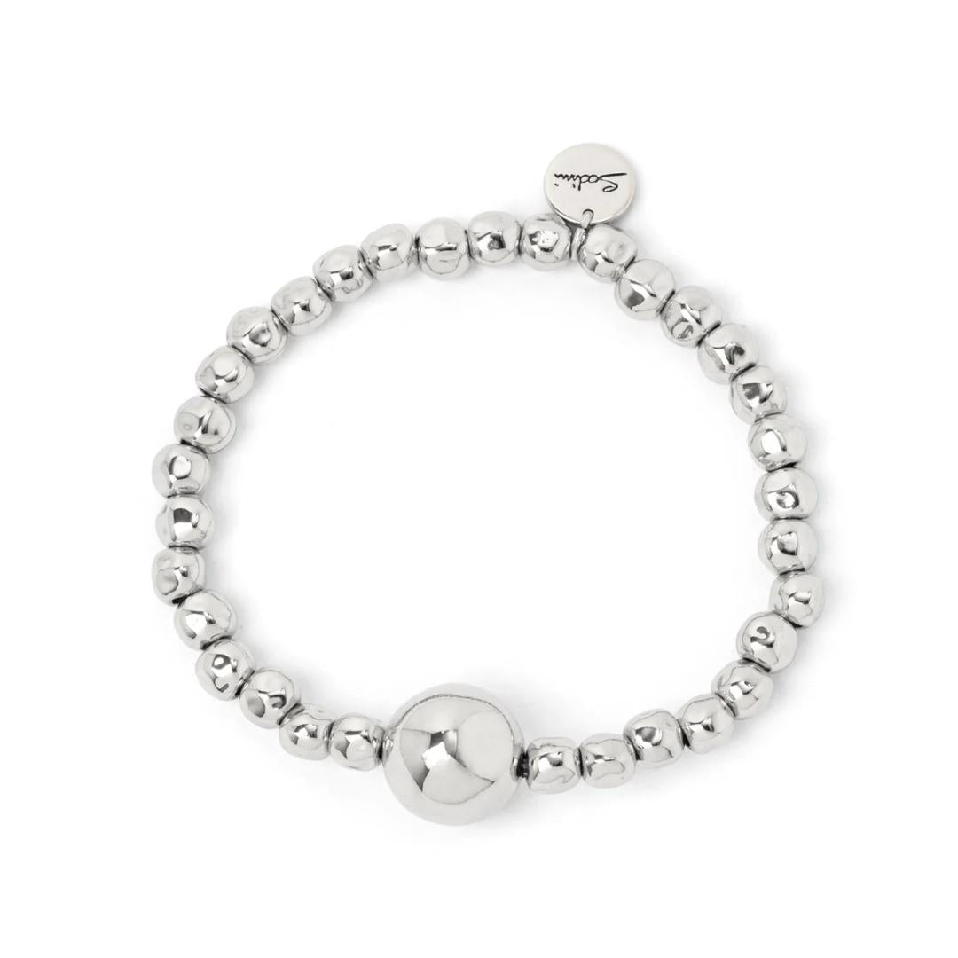 Bracciale elastico con grande boule Andromeda