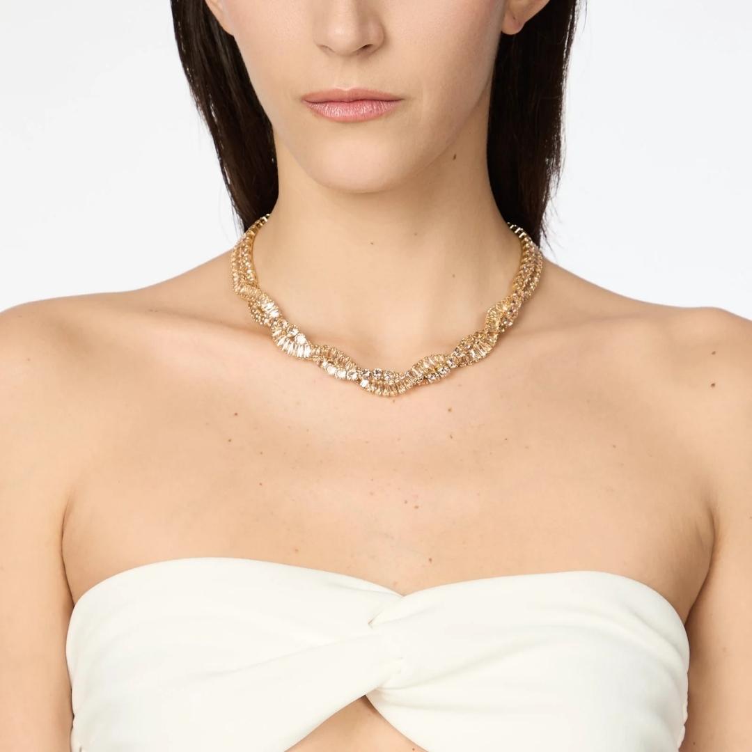 Collana corta a due fili incrociati Serenissima