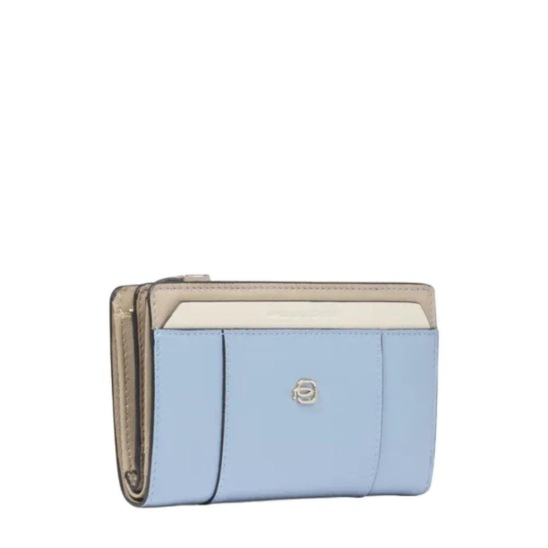 Portafoglio Donna Medio con Zip in Pelle Circle