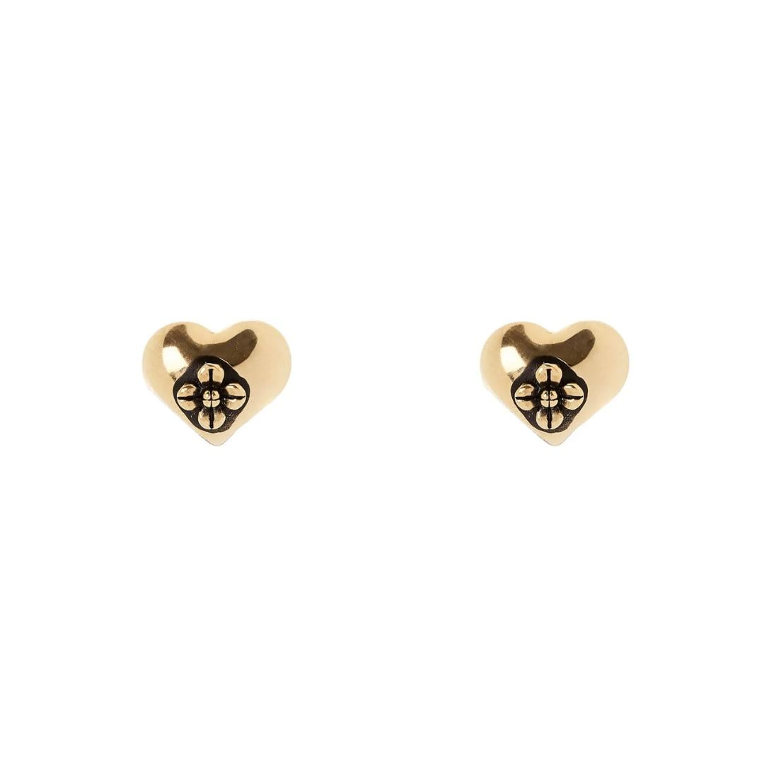 Piccoli Orecchini Cuore Decorato Naos