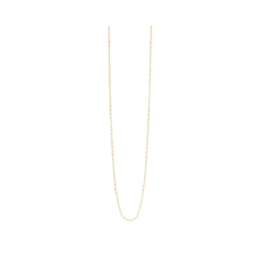 Collana Lunga Catena e Perle Eve