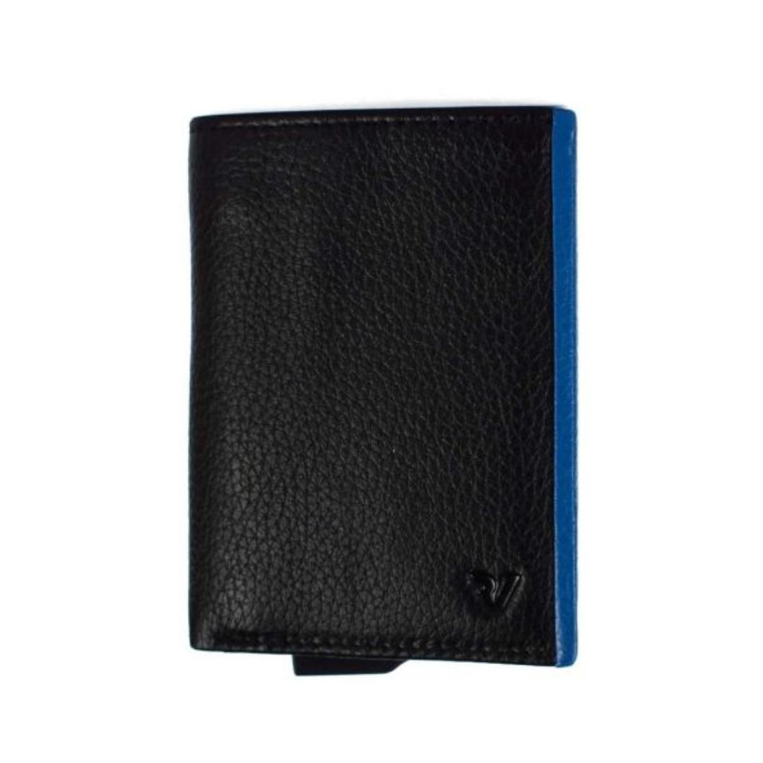 Iron 4.0 Porta Carte di Credito a Libro con Tasca Porta Banconote