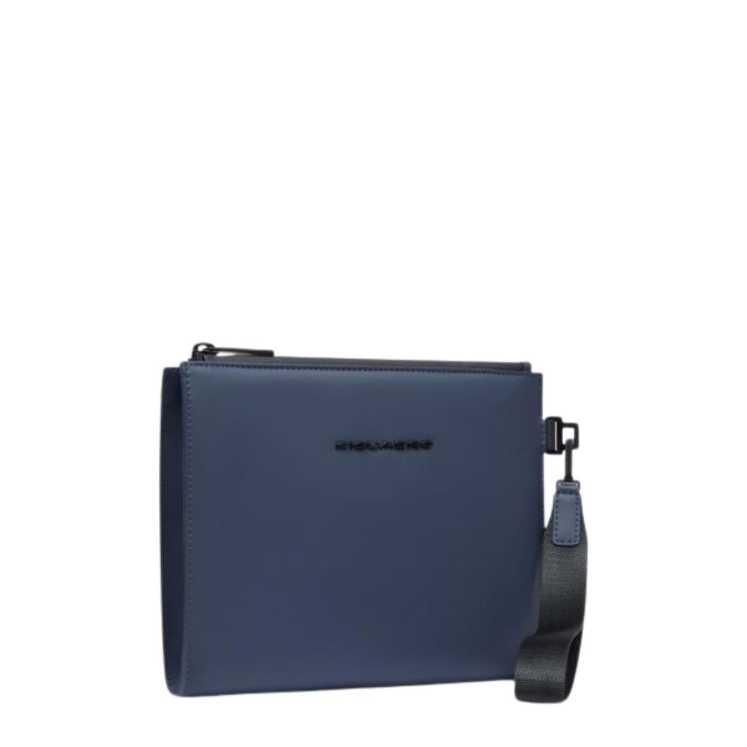 Pochette Piatta in Tessuto Gommato