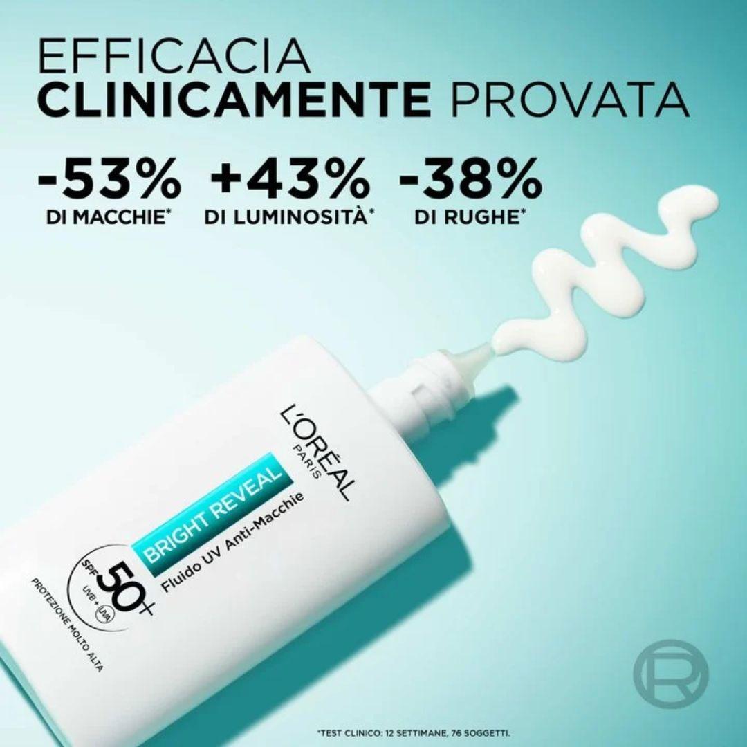 Fluido UV Anti-Macchie SPF 50+ [Niacinamide + LHA]