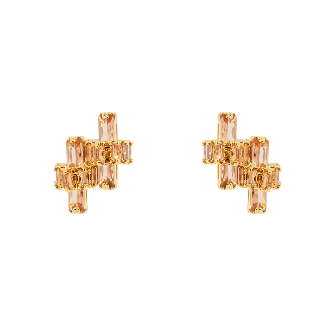 Orecchini barrette e semicerchi Serenissima