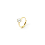 Anello Cristallo Ovale Emilia