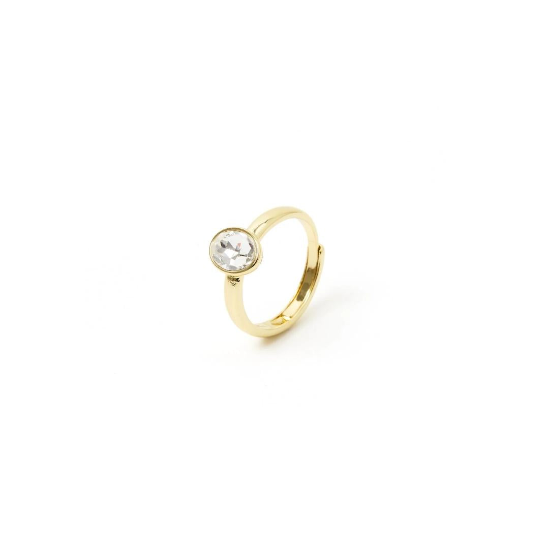 Anello Cristallo Ovale Emilia