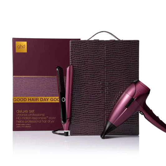 Cofanetto Asciugacapelli ghd Christmas Bundle Deluxe - chronos + helios™