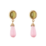 Orecchini cabochon e goccia Tarocchi