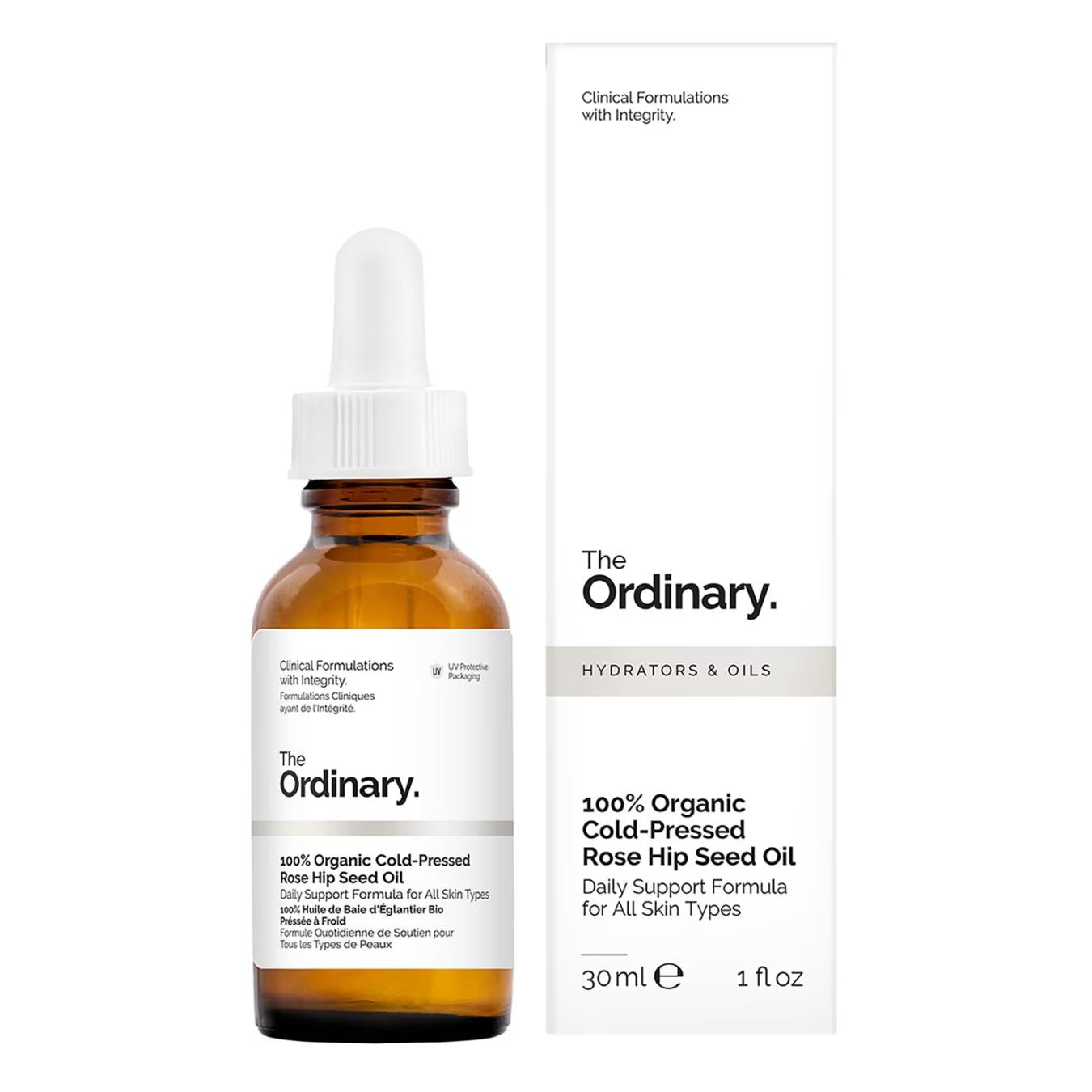 Hydrators and Oils 100% Organic Cold Pressed Rose Hip Seed Oil