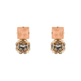 Orecchini Cristallo Charm Ottagonale Hera