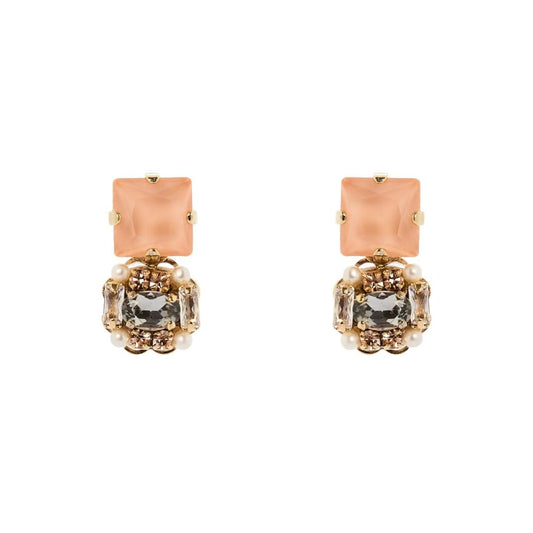 Orecchini Cristallo Charm Ottagonale Hera