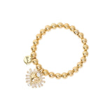 Bracciale Elastico Sfere e Cuore Ember