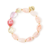 Bracciale elastico bonbon e cristalli Santa Margherita