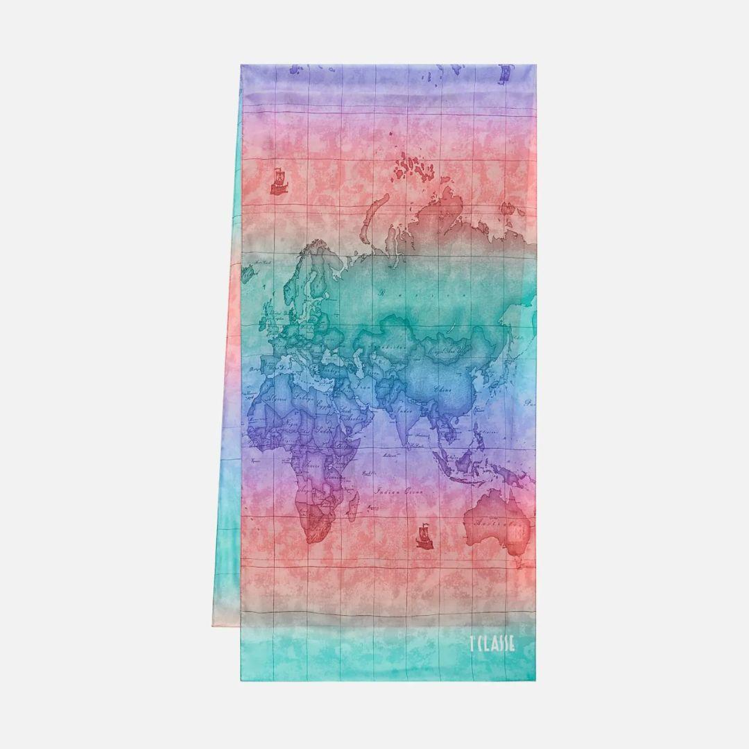 Sciarpa Stampa Geo Multicolor
