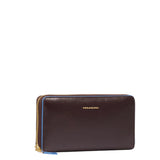 Portafogli donna grande con zip