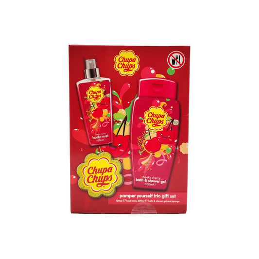 Set Regalo Cheeky Cherry Bagnodoccia e Spray Corpo con Spugna