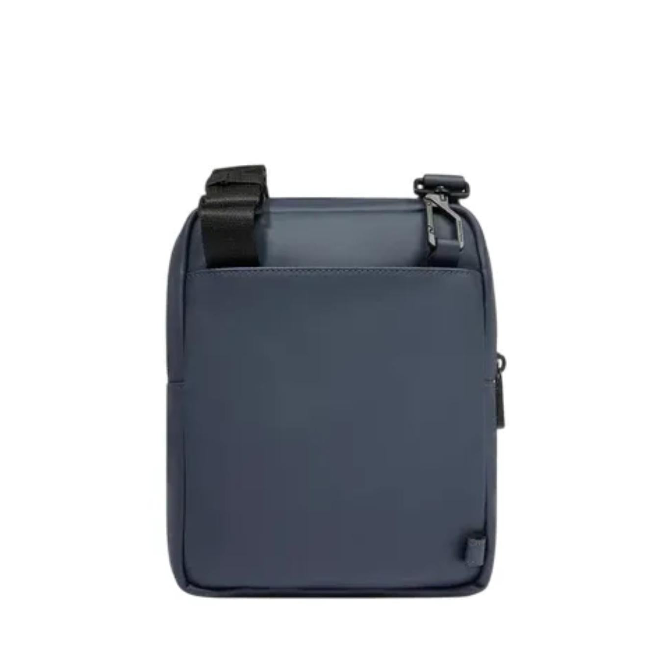 Borsello Uomo Porta iPad®mini in Tessuto Gommato