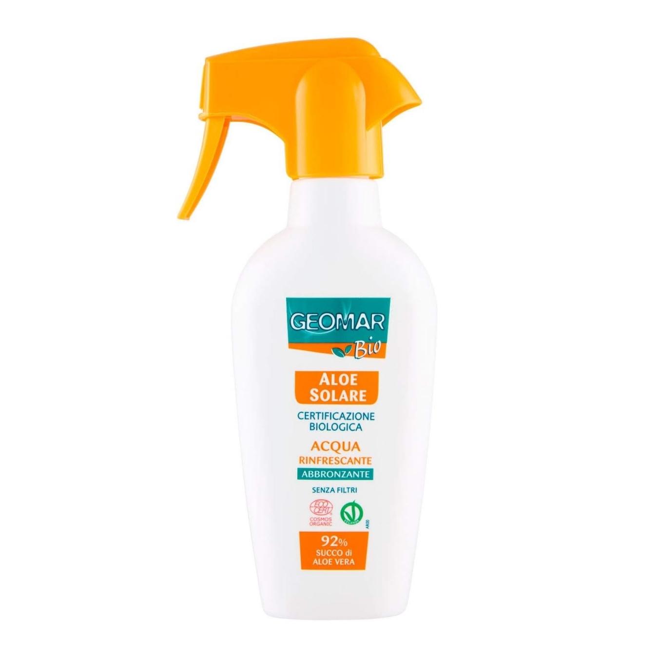 Bio Acqua Rinfrenscante Abbronzante Aloe Solare