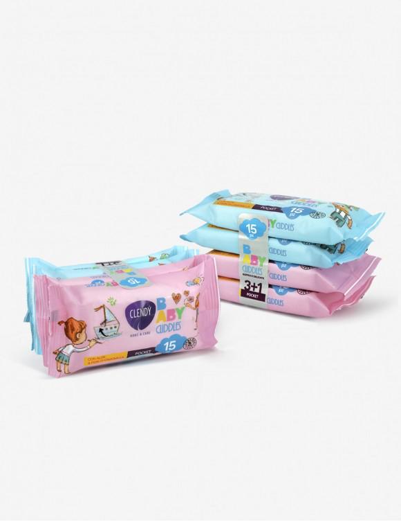 Salviette Baby Pocket Aloe e Fiori Di Camomilla