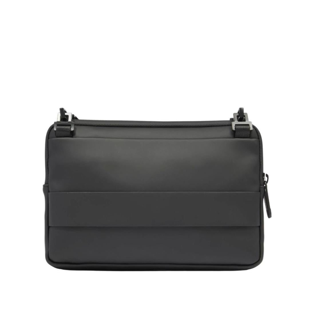 Pochette uomo porta iPad®mini in tessuto gommato Corner