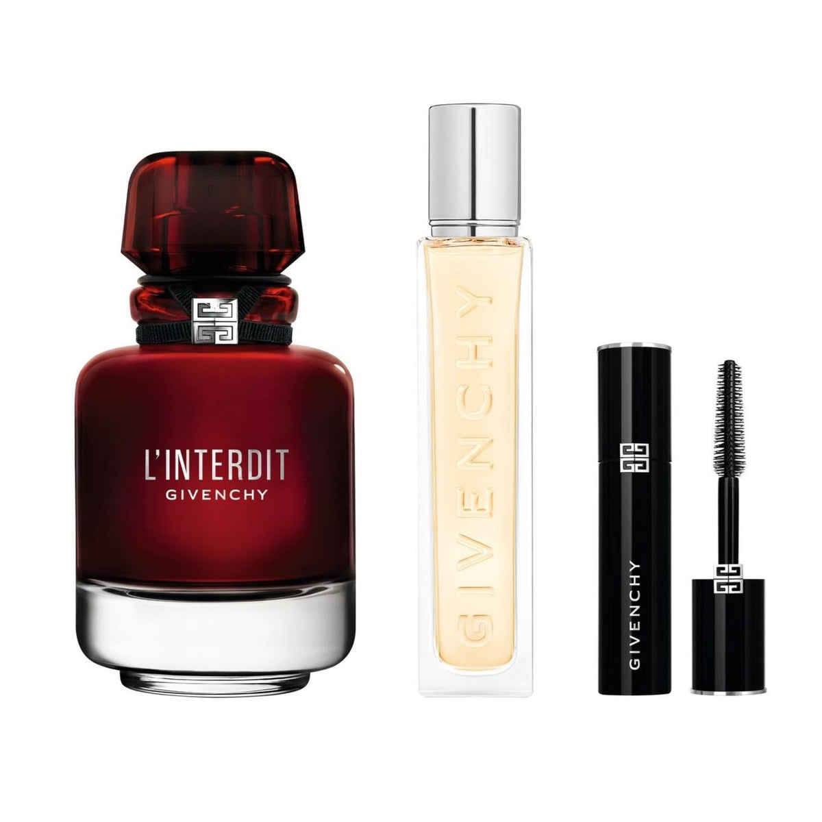 Cofanetto L'Interdit Eau de Parfum Rouge, Travel Spray e mini Mascara