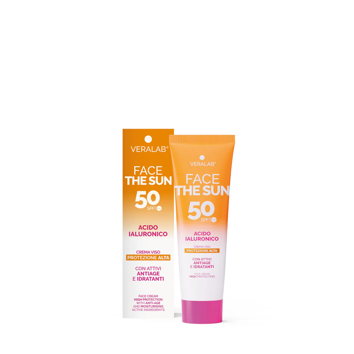 FACE THE SUN NIACINAMIDE Crema viso SPF50 con attivi sebo-control e idratanti