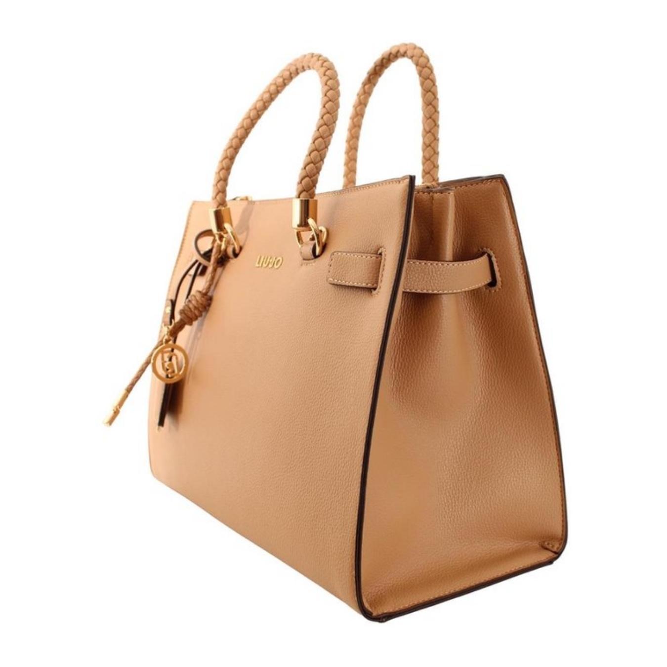 Borsa Satchel Media con Charms